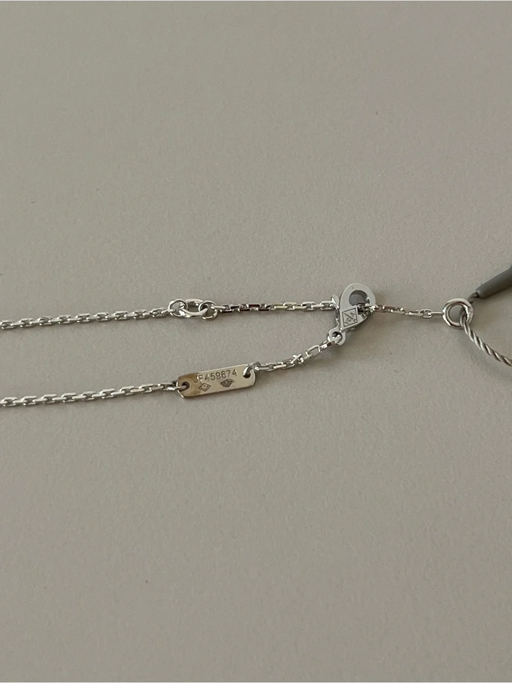 Van Cleef & Arpels Silver And Blue Necklace Pendant